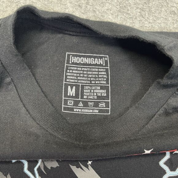 Hoonigan Twerkstallion Legends Never Die T-Shirt Men’s Medium Black - Picture 3 of 7